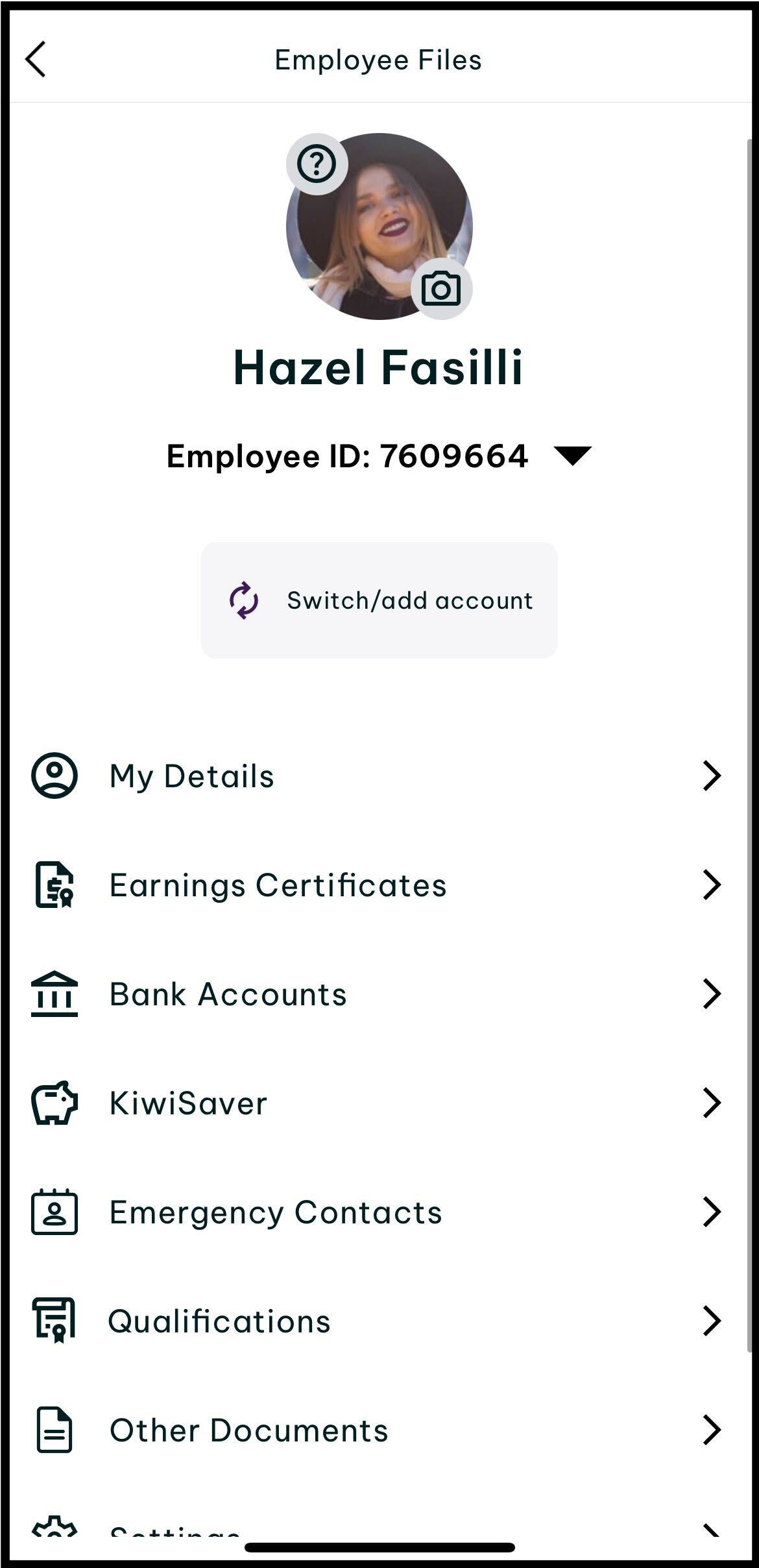 Screenshot of where to tap on earning certificates